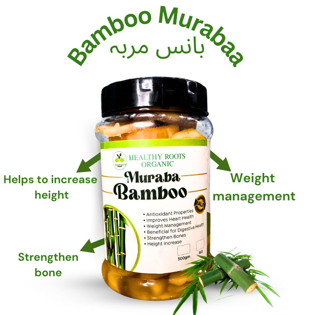 500g BAMBOO MURABA| BEST FOR HEIGHT AND CARDIAC DISORDER AND CLEAN FOR BLOOD