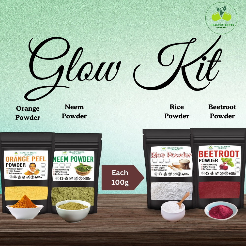 Glow kit/ Suitable For: All skin types. Glow naturally with this versatile kit, perfect for DIY beauty enthusiasts looking for pure and effective skincare solutions.