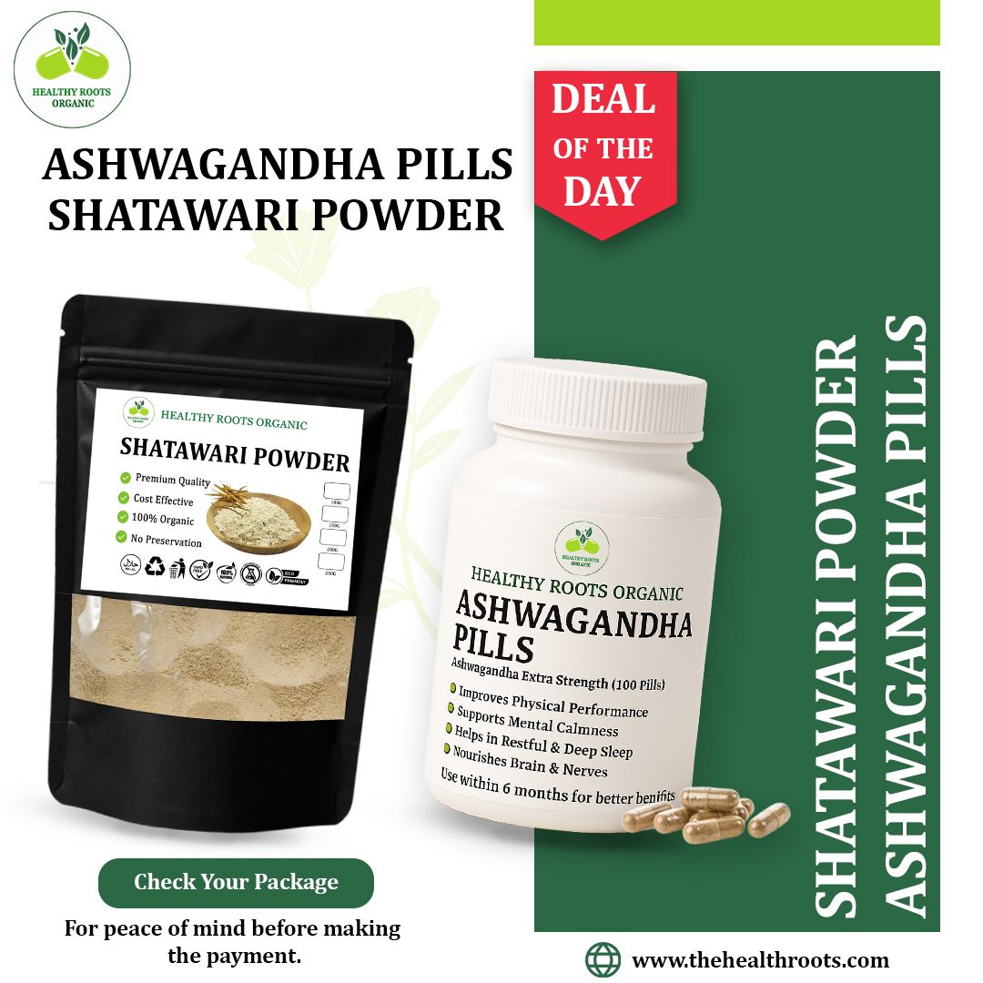 ASHWAGANDAH PILLS & SHATAWARI POWDER