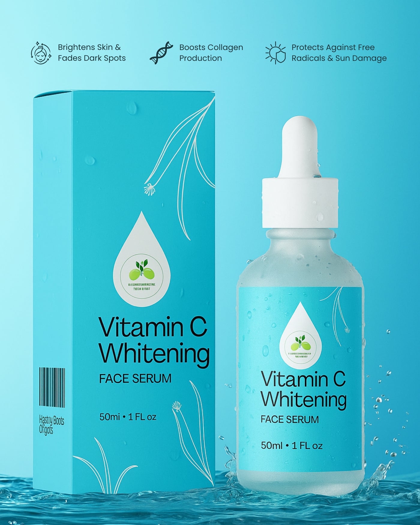 🏷️ VITAMIN C FACE WHITENING SERUM✨