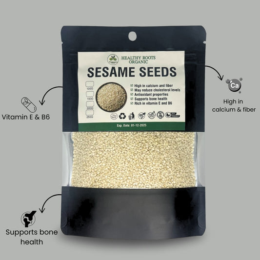 250G SESAM SEEDS|COUNTAINING VITAMIN E & B6|CALCIUM & FIBER|SUPPORTS BONE HEALTH