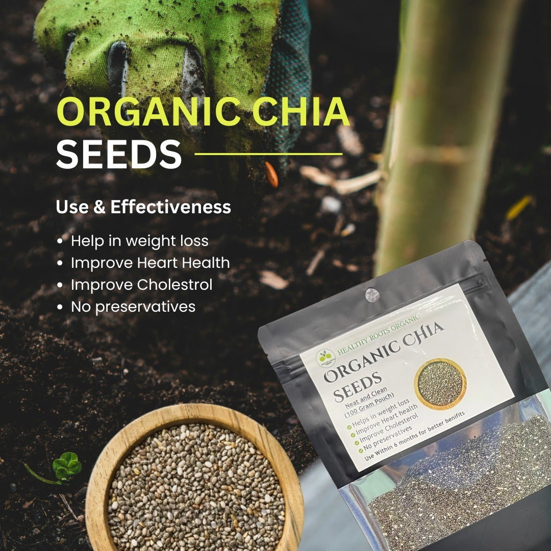 100 Gram Chia Seeds 100 % Original and Organic For Weight Loss